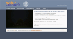 Desktop Screenshot of naturalspartnerin.ch