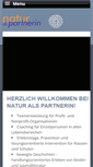 Mobile Screenshot of naturalspartnerin.ch